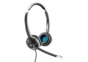 Cisco Headset 532, Wired Dual On-Ear Quick Disconnect Headset with RJ-9 Cable, Charcoal, 2-Year Limited Liability Warranty (CP-HS-W-532-RJ=)