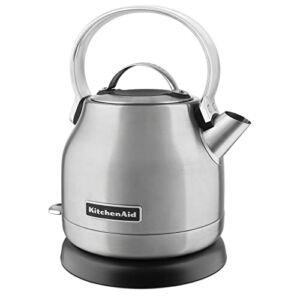 KitchenAid KEK1222SX 1.25-Liter Electric Kettle – Brushed Stainless Steel,Small