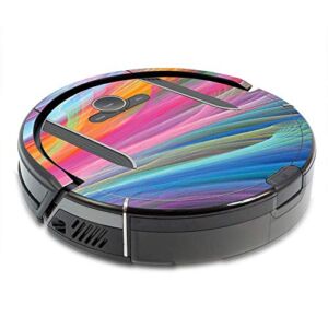 MightySkins Skin Compatible with Shark Ion Robot R85 Vacuum Minimum Coverage – Rainbow Waves | Protective, Durable, and Unique Vinyl wrap Cover | Easy to Apply, Remove | Made in The USA