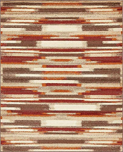 Unique Loom Autumn Collection Modern Contemporary Casual Abstract Area Rug, Rectangular 8′ 0 x 10′ 0, Multi/Beige Gradient | The Storepaperoomates Retail Market - Fast Affordable Shopping