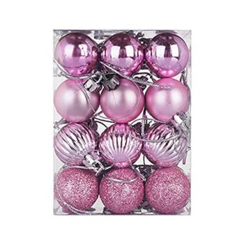 Optusly Xlnuln Christmas Balls Ornaments -24pcs Shatterproof Christmas Tree Decorations with Hanging Loop for Xmas Tree Wedding Holiday Party Home Decor | The Storepaperoomates Retail Market - Fast Affordable Shopping