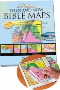 Deluxe Then and Now Bible Maps with CD-Rom: Bible Atlas with Clear Plastic Overlays of Modern Cities and Countries
