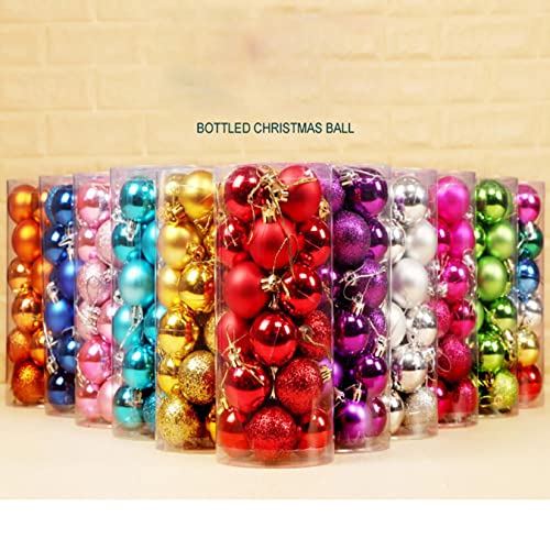 Crazypig 24Pcs Christmas Tree Balls – 30mm Christmas Xmas Tree Ball Bauble Hanging Home Party Ornament Decor for Christmas Home Holiday Party Wedding Ornament Decor | The Storepaperoomates Retail Market - Fast Affordable Shopping