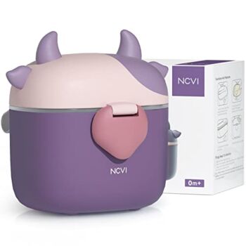 NCVI Baby Formula Dispenser with Scoop and Leveller Portable Storage Formula Containers for Travel, Non-Spill Smart Baby Milk Powder Formula Dispenser for Fruits, Snacks and Nuts (Purple) | The Storepaperoomates Retail Market - Fast Affordable Shopping