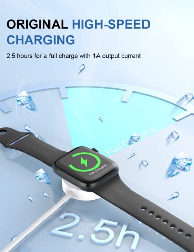 Charger for Apple Watch Fast Charging – iWatch Magnetic Chargers Cable for Applewatch Series 8 7 3 6 5 4 2 1 Ultra SE USB Charge, 3.3 FT | The Storepaperoomates Retail Market - Fast Affordable Shopping