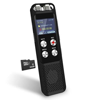 48GB Digital Voice Recorder: Voice Activated Recorder with Playback, Audio Recording Device for Lectures Meetings, Dictaphone Sound Tape Recorder with Password | USB | The Storepaperoomates Retail Market - Fast Affordable Shopping