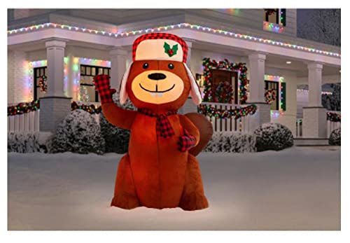 Home Accent Holiday Giant-Sized LED 7FT Beaver Airblown Inflatable | The Storepaperoomates Retail Market - Fast Affordable Shopping