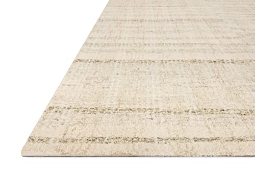 Chris Loves Julia x Loloi Chris Collection CHR-02 Natural / Sage, Transitional 18″ x 18″ Sample Rug | The Storepaperoomates Retail Market - Fast Affordable Shopping