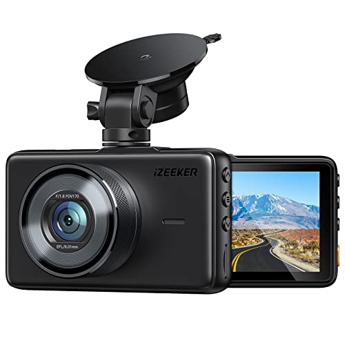 iZEEKER Dash Cam for Cars, 1080P Full HD Dash Camera, Dashcam with Night Vision, Car Camera with 3-inch LCD Display, Parking Mode, G-Sensor, Loop Recording, WDR | The Storepaperoomates Retail Market - Fast Affordable Shopping