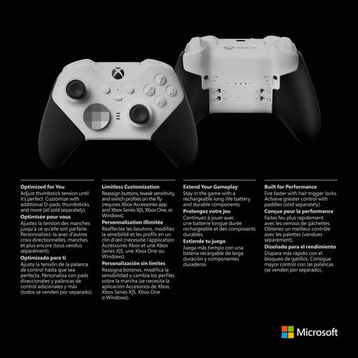 Xbox Elite Wireless Controller Series 2 Core – White | The Storepaperoomates Retail Market - Fast Affordable Shopping