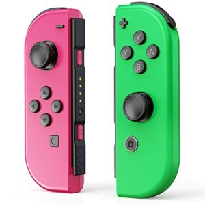 Joy Cons for Switch Nintendo, Upgraded Controller for Switch Sports, L/R Wireless Controllers Compatible with Nintendo Switch Replacement Joycon with Wake-up/Screenshot