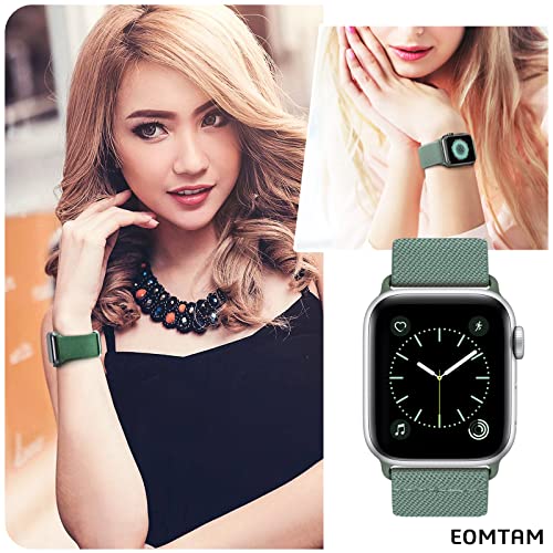EOMTAM 5 Pack Stretchy Nylon Compatible for Apple Watch Band 38mm 40mm 41mm 42mm 44mm 45mm Women Men,Elastic Cloth Sport Wristbands Solo Loop for iWatch Series 8 7 6 SE 5 4 3(38/40/41MM,Starlight) | The Storepaperoomates Retail Market - Fast Affordable Shopping