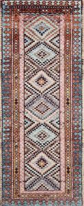 Loloi II Fiona Collection B20345 Coral / Blue, Contemporary 2′-0″ x 5′-0″ Accent Rug
