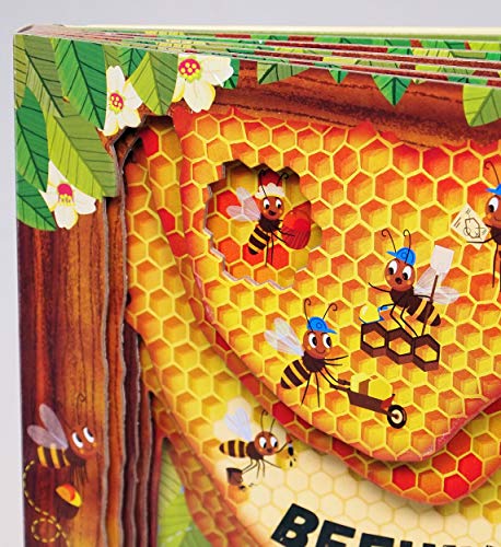 Discovering the Busy World of the Beehive (Happy Fox Books) Board Book Teaches Kids Ages 2-5 about Bees, Exploring a Hive with Each Page Turn, plus Educational Facts and Vocabulary Words (Peek Inside) | The Storepaperoomates Retail Market - Fast Affordable Shopping