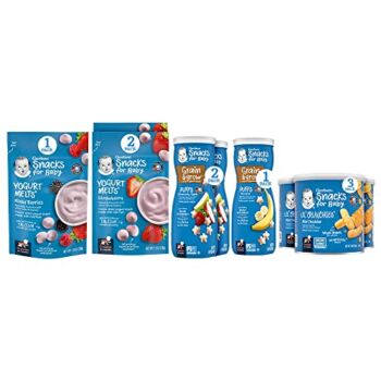 Gerber Snacks for Baby Variety Pack, Yogurt Melts, Puffs and Lil Crunchies (Set of 9) | The Storepaperoomates Retail Market - Fast Affordable Shopping