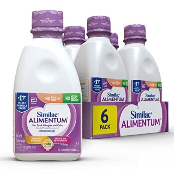 Similac Alimentum with 2′-FL HMO Hypoallergenic Infant Formula, for Food Allergies and Colic, Suitable for Lactose Sensitivity, Ready-to-Feed Baby Formula, 32-oz Bottle (Case of 6) | The Storepaperoomates Retail Market - Fast Affordable Shopping