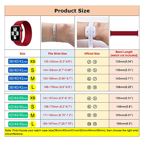 Proworthy Braided Solo Loop Compatible With Apple Watch Band 38mm 40mm 41mm for Men and Women, Stretch Nylon Elastic Strap Wristband for iWatch Series SE 7 6 5 4 3 2 1 (S, Starlight) | The Storepaperoomates Retail Market - Fast Affordable Shopping