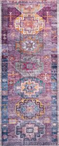Loloi II Fiona Collection B20342 Blue / Purple, Contemporary 2′-0″ x 5′-0″ Accent Rug