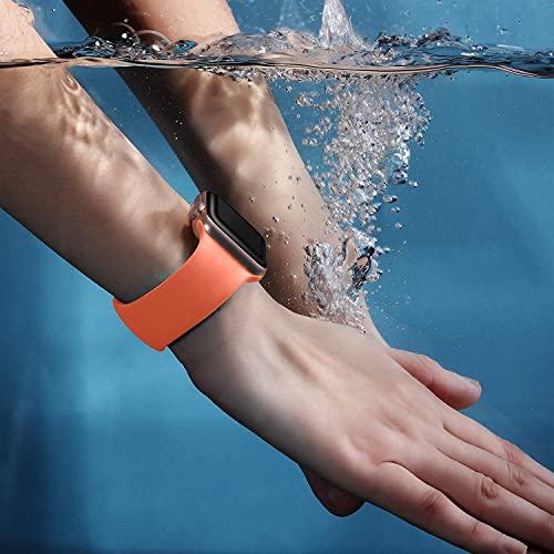 6 Pack Sport Bands Compatible with Apple Watch Band 38mm 40mm 41mm 42mm 44mm 45mm,Soft Silicone Waterproof Strap Wristbands Compatible with iWatch Apple Watch Series Ultra 8 7 6 5 4 3 2 1 SE Women Men | The Storepaperoomates Retail Market - Fast Affordable Shopping