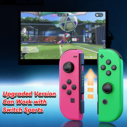 Joy Cons for Switch Nintendo, Upgraded Controller for Switch Sports, L/R Wireless Controllers Compatible with Nintendo Switch Replacement Joycon with Wake-up/Screenshot | The Storepaperoomates Retail Market - Fast Affordable Shopping