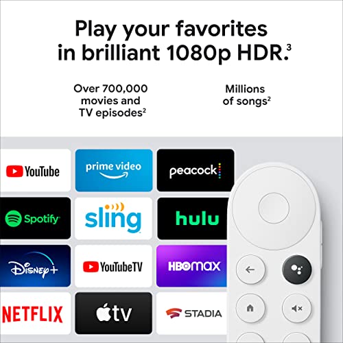 Chromecast with Google TV (HD) – Streaming Stick Entertainment on Your TV with Voice Search – Watch Movies, Shows, and Live TV in 1080p HD – Snow | The Storepaperoomates Retail Market - Fast Affordable Shopping