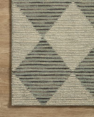 Chris Loves Julia x Loloi Francis Collection FRA-01 Spa / Granite, Contemporary 2′-0″ x 5′-0″ Accent Rug | The Storepaperoomates Retail Market - Fast Affordable Shopping
