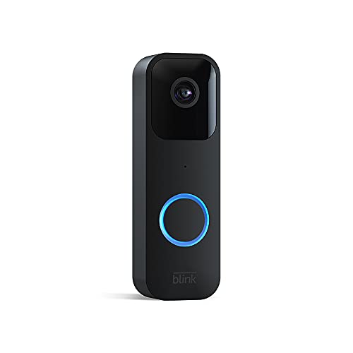 Blink Video Doorbell | Two-way audio, HD video, motion and chime app alerts and Alexa enabled — wired or wire-free (Black) | The Storepaperoomates Retail Market - Fast Affordable Shopping