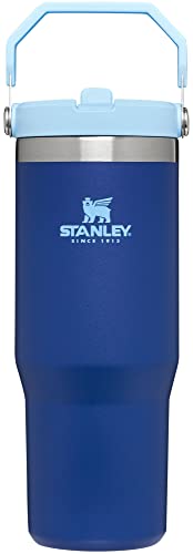 Stanley IceFlow Stainless Steel Tumbler with Straw, Vacuum Insulated Water Bottle for Home, Office or Car, Reusable Cup with Straw Leakproof Flip (Lapis) | The Storepaperoomates Retail Market - Fast Affordable Shopping