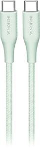 Insignia – 5′ USB-C to USB-C Charge-and-Sync Cable – Green
