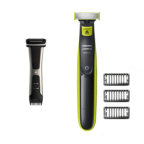 Philips Norelco Bodygroom Series 7000, BG7030/49 + Philips Norelco OneBlade, QP2520/90 | The Storepaperoomates Retail Market - Fast Affordable Shopping