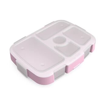Bentgo® Kids Prints Tray with Transparent Cover – Reusable, BPA-Free, 5-Compartment Meal Prep Container with Built-In Portion Control for Healthy Meals At Home & On the Go (Lavender Galaxy) | The Storepaperoomates Retail Market - Fast Affordable Shopping