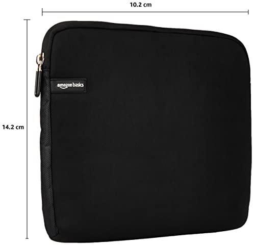 Amazon Basics 14-Inch Laptop Sleeve, Protective Case with Zipper – Black | The Storepaperoomates Retail Market - Fast Affordable Shopping