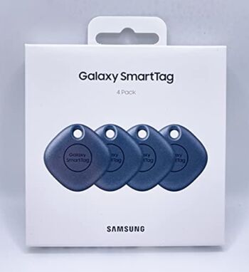 Samsung Galaxy SmartTag Bluetooth Tracker & Item Locator for Keys, Wallets, Luggage, Pets and More (4 Pack), Black | The Storepaperoomates Retail Market - Fast Affordable Shopping