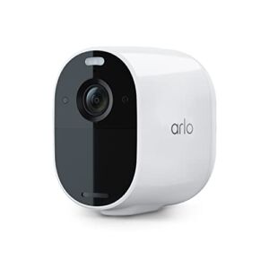 Arlo Essential Spotlight Camera – 1 Pack – Wireless Security, 1080p Video, Color Night Vision, 2 Way Audio, Wire-Free, Direct to WiFi No Hub Needed, Works with Alexa, White – VMC2030