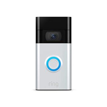 Ring Video Doorbell – 1080p HD video, improved motion detection, easy installation – Satin Nickel | The Storepaperoomates Retail Market - Fast Affordable Shopping