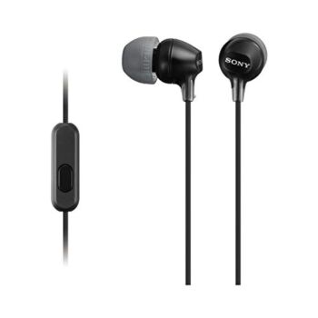 Sony MDREX15AP In-Ear Earbud Headphones with Mic, Black (MDREX15AP/B) | The Storepaperoomates Retail Market - Fast Affordable Shopping