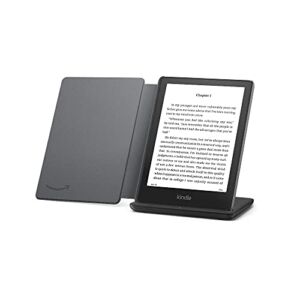 Kindle Paperwhite Signature Edition Essentials Bundle including Kindle Paperwhite Signature Edition – Wifi, Without Ads, Amazon Fabric Cover, and Wireless charging dock