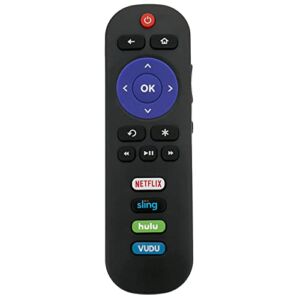 RC280 Replacement Remote Applicable for TCL Roku TV 55UP120 32S4610R 50FS3750 32FS3700 32FS4610R 32S800 32S850 32S3850 48FS3700 55FS3700 65S405 43S405 49S405 40S3800 50S431 55S431 43S435 50S435 43S525