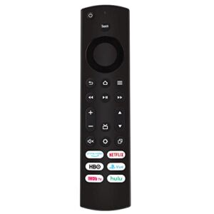 Replacement Remote Control Compatible with Toshiba Fire TVs/Insignia Fire TVs, with 6 Shortcut Buttons Netflix, Prime Video, ImdbTV, Hulu and Vue