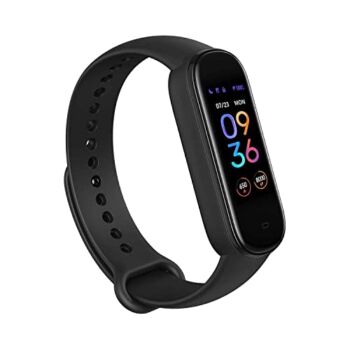 Amazfit Band 5 Activity Fitness Tracker with Alexa Built-in, 15-Day Battery Life, Blood Oxygen, Heart Rate, Sleep & Stress Monitoring, 5 ATM Water Resistant, Fitness Watch for Men Women Kids, Black | The Storepaperoomates Retail Market - Fast Affordable Shopping