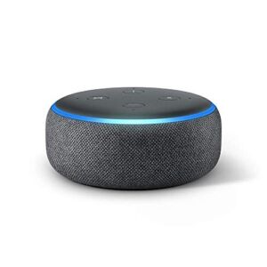 Echo Dot (3rd Gen, 2018 release) – Smart speaker with Alexa – Charcoal