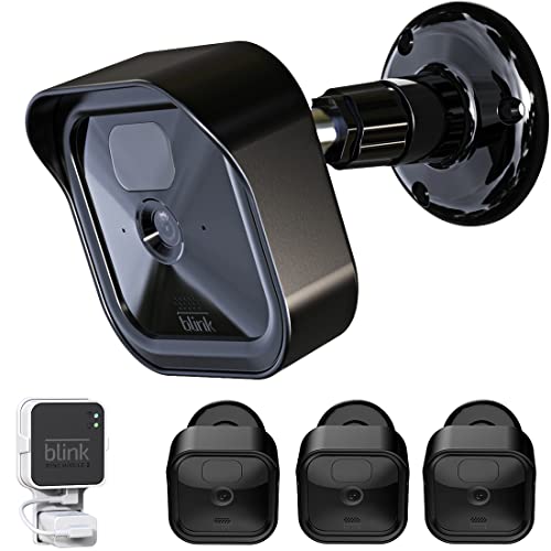 All-New Blink Outdoor Camera Housing and Mounting Bracket, 3 Pack Protective Cover and 360 Degree Adjustable Mount with Blink Sync Module Outlet Mount for Blink Camera Security System (Black) | The Storepaperoomates Retail Market - Fast Affordable Shopping