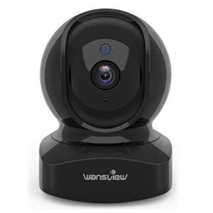 Wireless Security Camera, IP Camera 1080P HD Wansview, WiFi Home Indoor Camera for Baby/Pet/Nanny, 2 Way Audio Night Vision, Works with Alexa, with TF Card Slot and Cloud