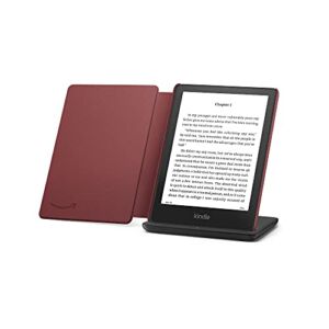 Kindle Paperwhite Signature Edition Essentials Bundle including Kindle Paperwhite Signature Edition – Wifi, Without Ads, Amazon Leather Cover, and Wireless charging dock