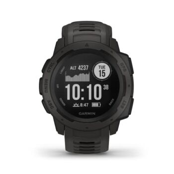 Garmin 010-02064-00 Instinct, Rugged Outdoor Watch with GPS, Features Glonass and Galileo, Heart Rate Monitoring and 3-Axis Compass, Graphite | The Storepaperoomates Retail Market - Fast Affordable Shopping