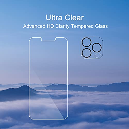 Ailun 2 Pack Screen Protector for iPhone 13 Pro Max [6.7 inch] Display 2021 with 2 Pack Tempered Glass Camera Lens Protector,[9H Hardness]-HD Case Friendly | The Storepaperoomates Retail Market - Fast Affordable Shopping