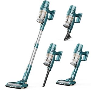 ORFELD Cordless Vacuum Cleaner, Cordless Stick Vacuum with Intelligent Sensing, 26000Pa Powerful Suction, Up to 50Mins Runtime Lightweight Vacuum for Deep-Clean Pet Hair Carpet Hard Floor