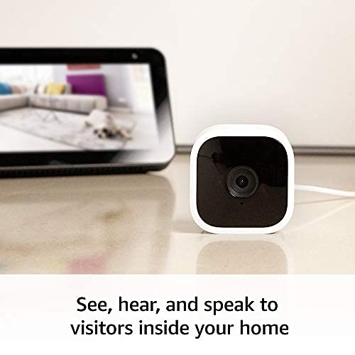 Blink Mini – Compact indoor plug-in smart security camera, 1080p HD video, night vision, motion detection, two-way audio, easy set up, Works with Alexa – 3 cameras (White) | The Storepaperoomates Retail Market - Fast Affordable Shopping