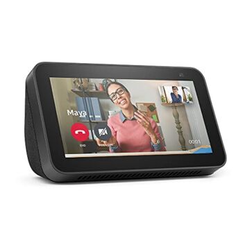 Echo Show 5 (2nd Gen, 2021 release) | Smart display with Alexa and 2 MP camera | Charcoal | The Storepaperoomates Retail Market - Fast Affordable Shopping