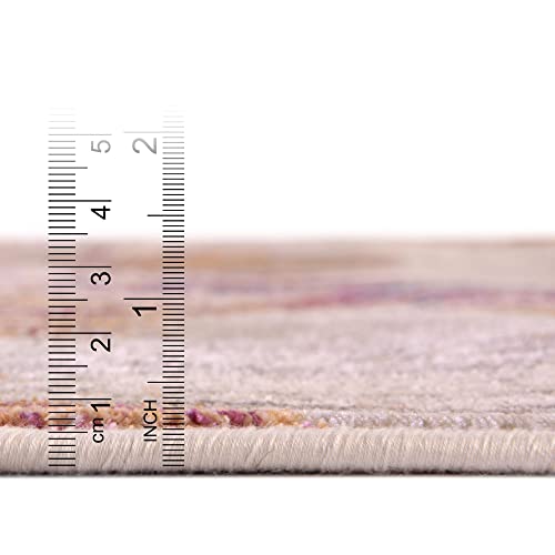 Unique Loom Deepa Collection Area Rug – Imersion (Rectangular 7′ 10″ x 9′ 8″, Multi/ Ivory) | The Storepaperoomates Retail Market - Fast Affordable Shopping
